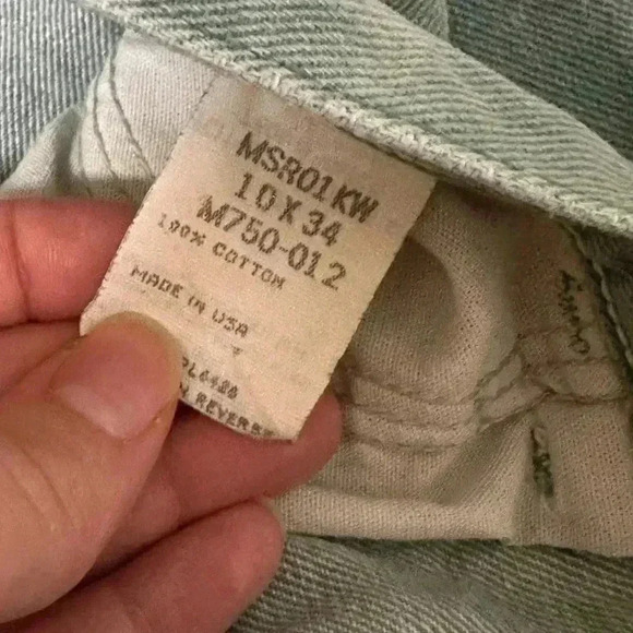 Vintage Women’s Green Wrangler Jeans Size 10x34 - Picture 6 of 6